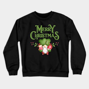 cute santa merry christmas Crewneck Sweatshirt